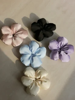Cream Blossom Pink Scrunchie