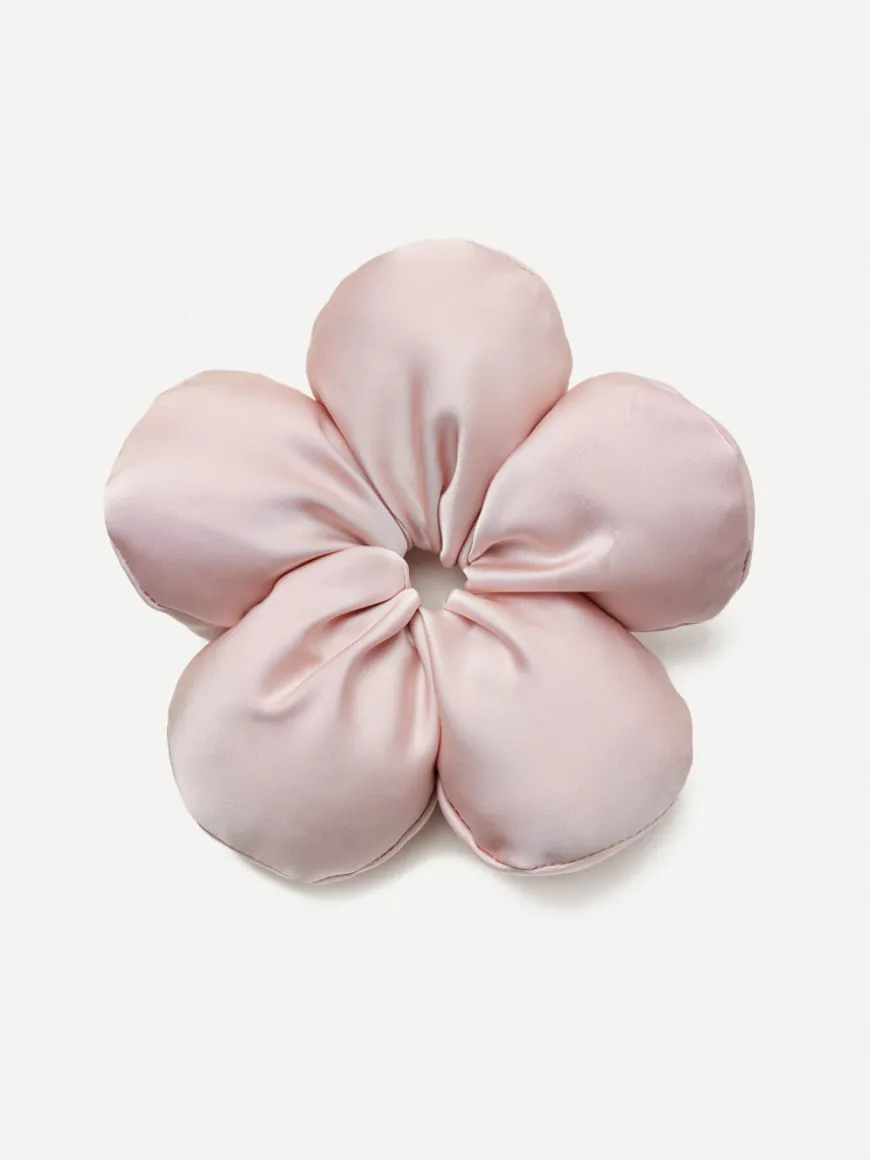 Cream Blossom Pink Scrunchie