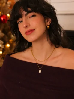 Crescent Hoop Ohrringe