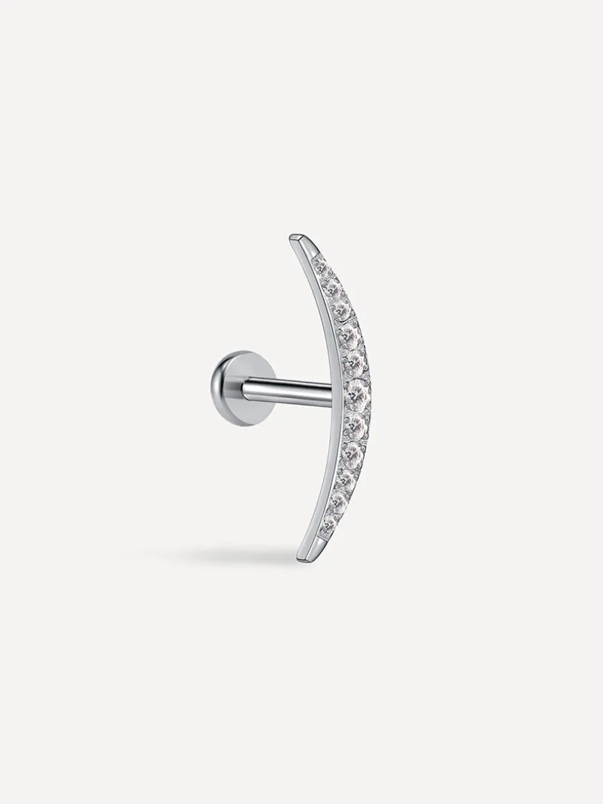 Crescent Moon Titan Piercing