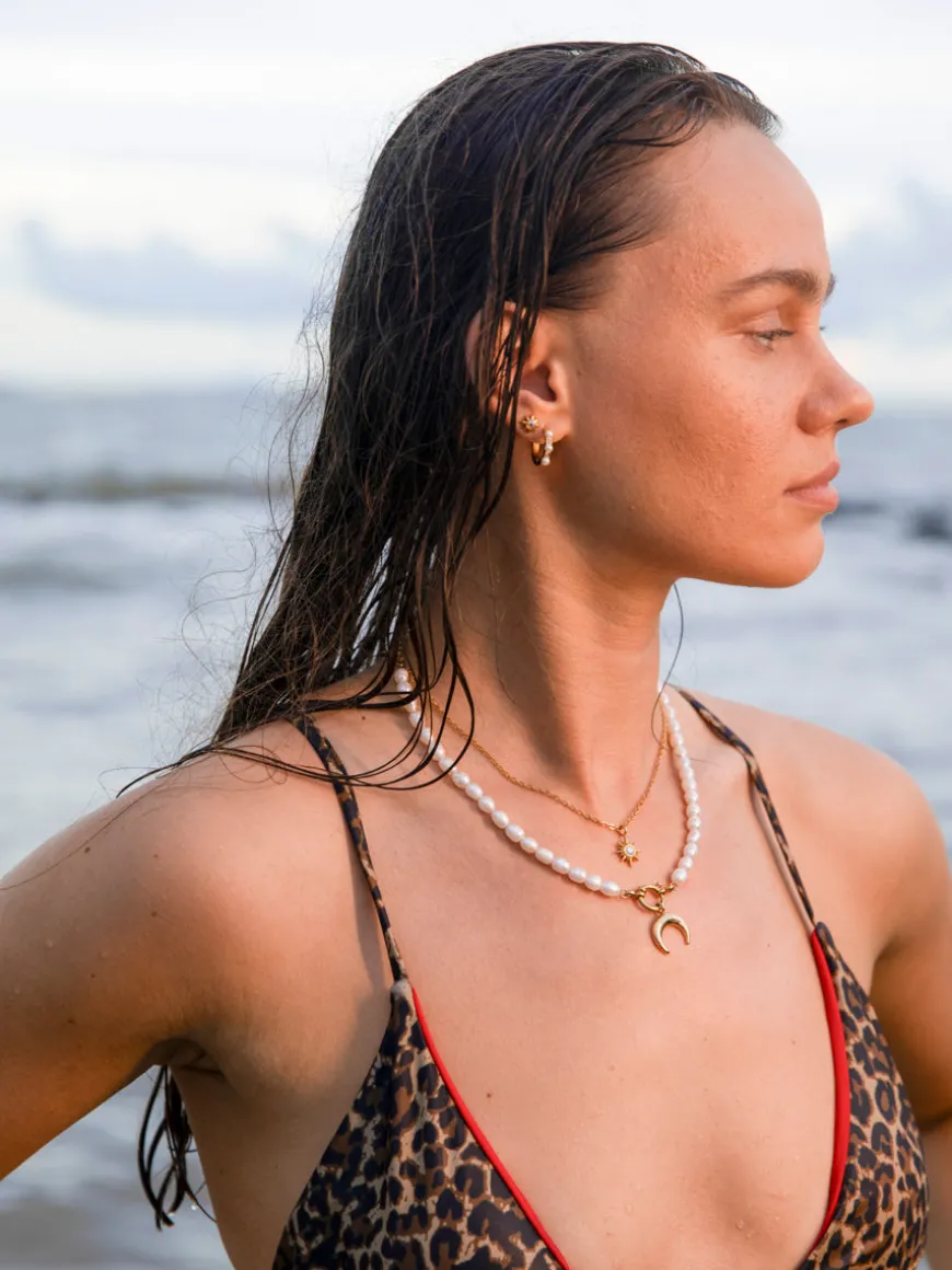 Crescent Pearl Kette