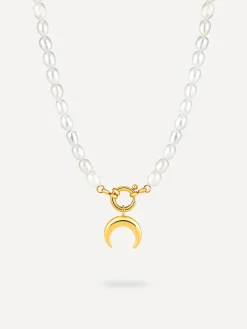 Crescent Pearl Kette