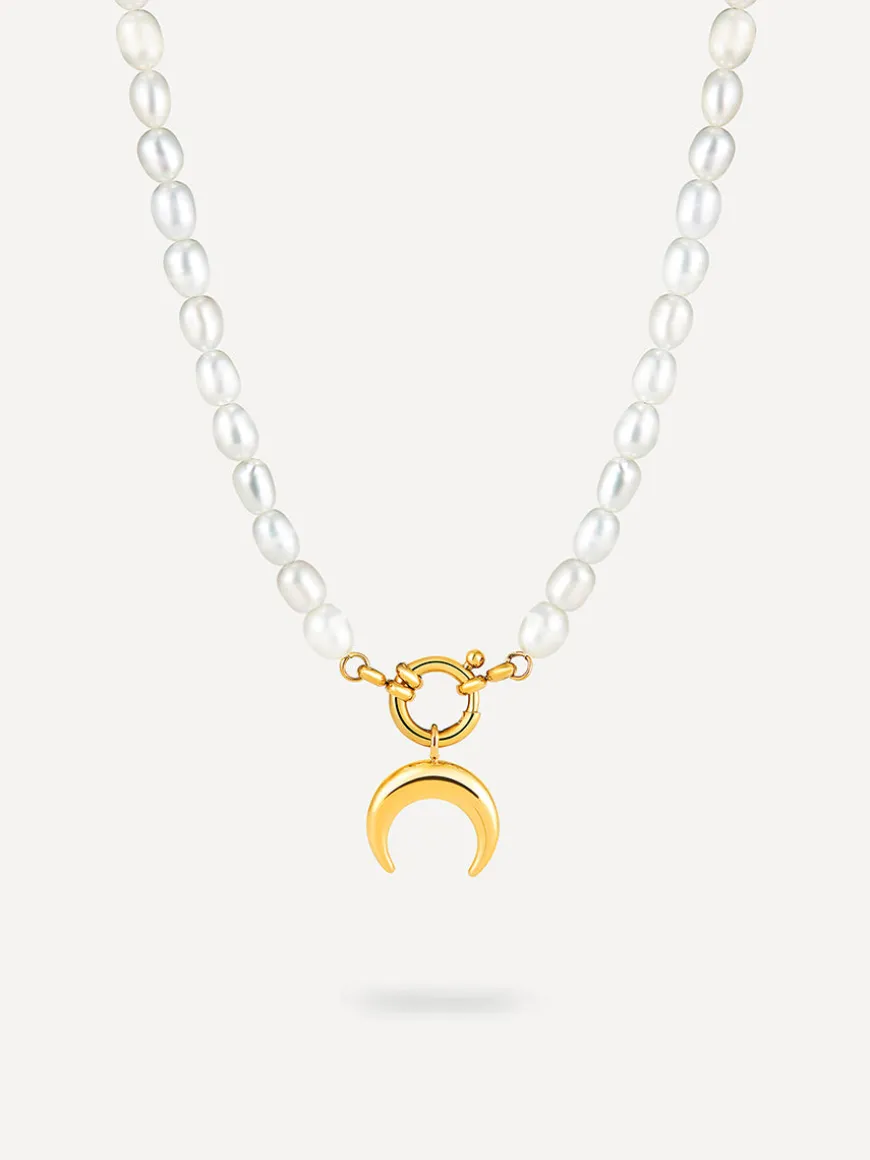 Crescent Pearl Kette