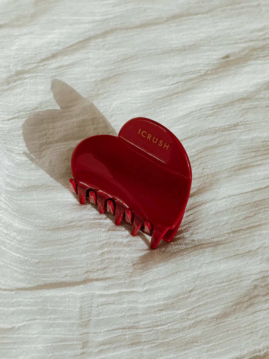 Crimson Heart Haarklammer Burgundy Red
