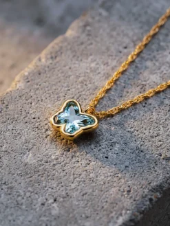 Crystal Butterfly Kette