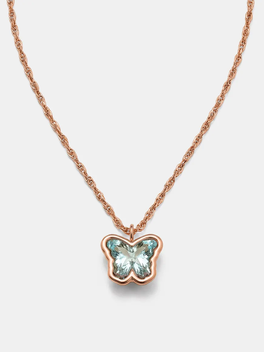 Crystal Butterfly Kette