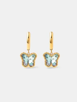 Crystal Butterfly Ohrringe