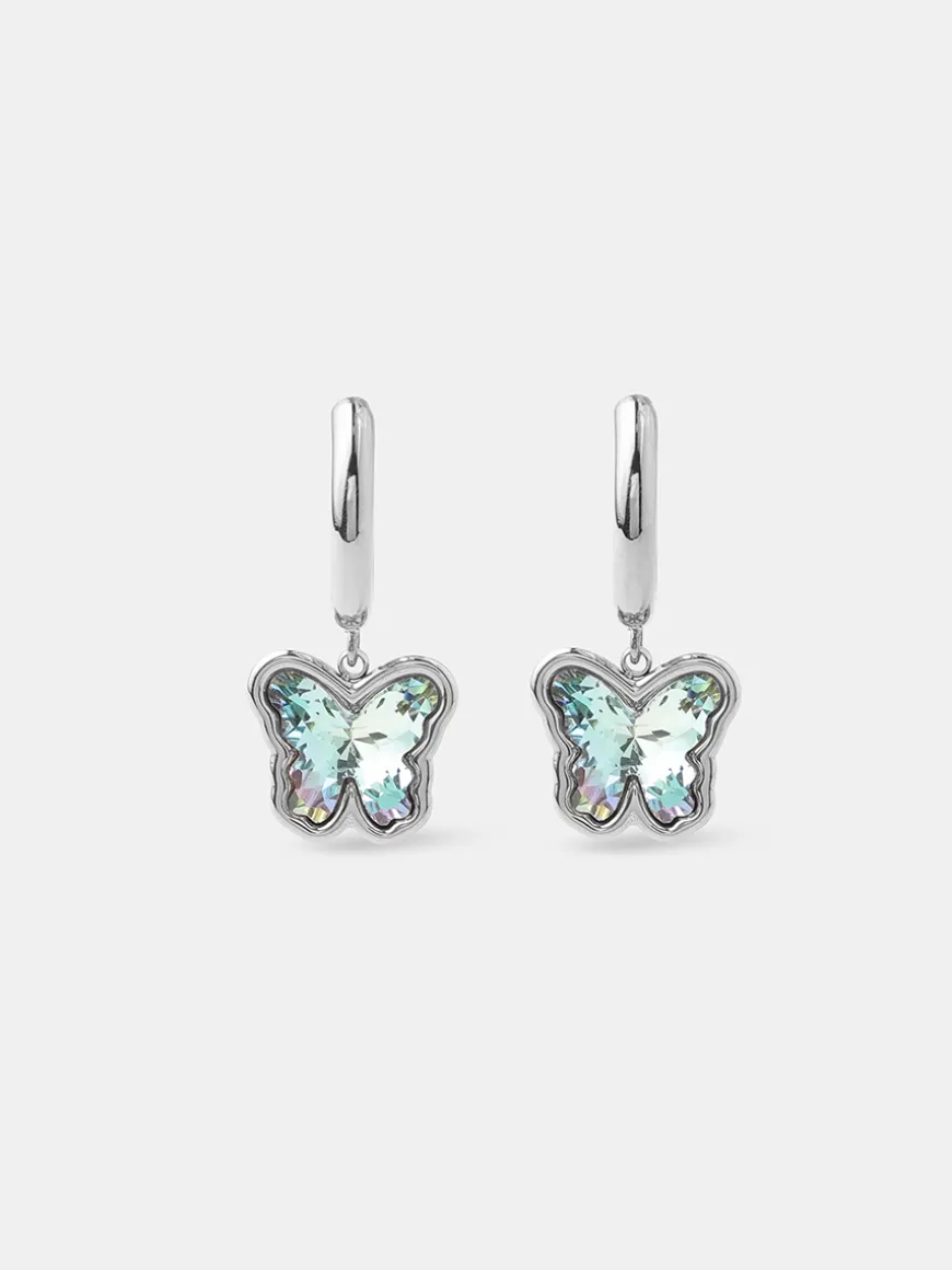 Crystal Butterfly Ohrringe