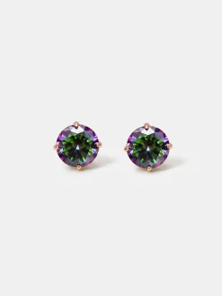 Crystal Delight Aurora Black Small Stub-Ohrringe