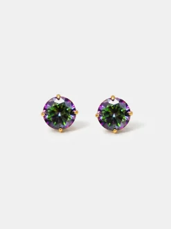 Crystal Delight Aurora Black Small Stub-Ohrringe