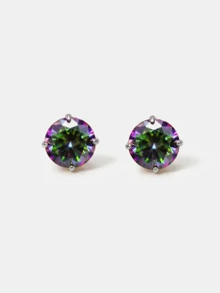 Crystal Delight Aurora Black Stub-Ohrringe