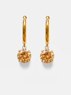 Crystal Delight Champagne Ohrringe