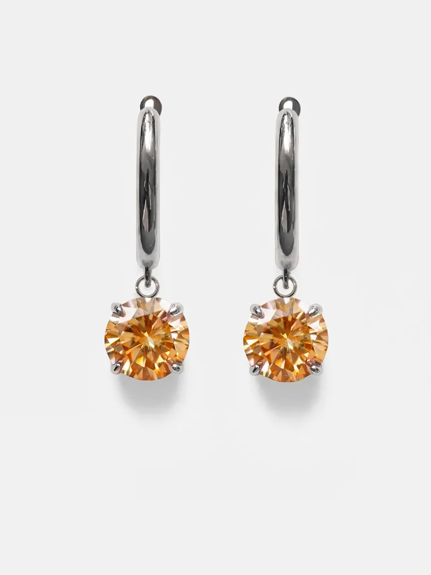Crystal Delight Champagne Ohrringe