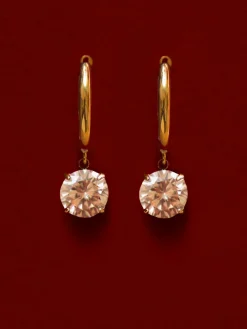 Crystal Delight Champagne Ohrringe
