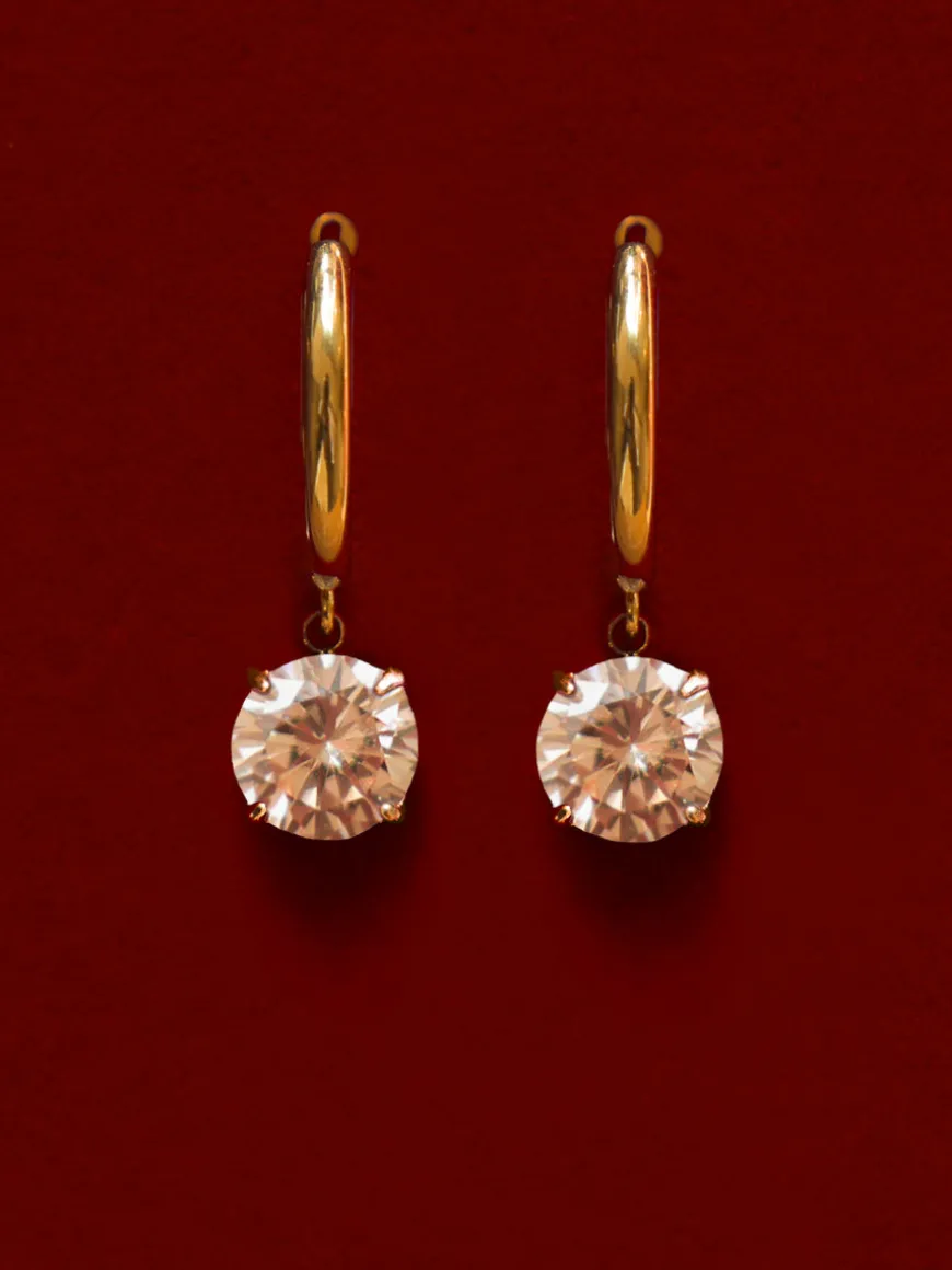 Crystal Delight Champagne Ohrringe