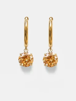 Crystal Delight Champagne Ohrringe