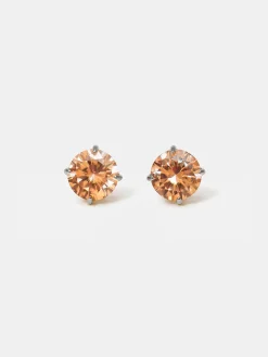 Crystal Delight Champagne Small Stub-Ohrringe