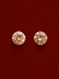 Crystal Delight Champagne Stub-Ohrringe