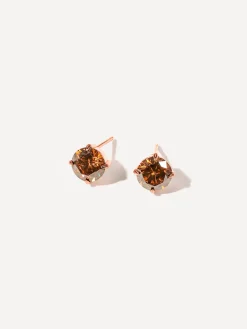 Crystal Delight Coffee Stub-Ohrringe