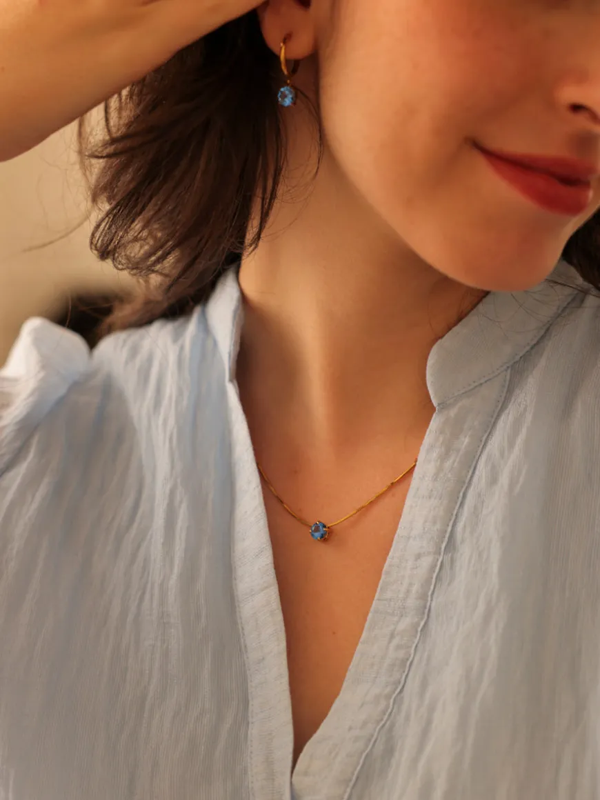 Crystal Delight Dark Blue Kette