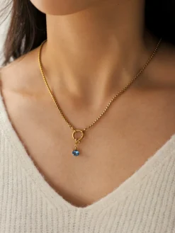 Crystal Delight Dark Blue Ketten-Charm