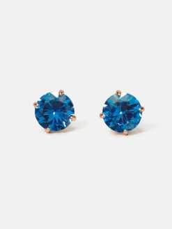 Crystal Delight Dark Blue Stub-Ohrringe