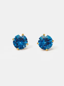 Crystal Delight Dark Blue Stub-Ohrringe