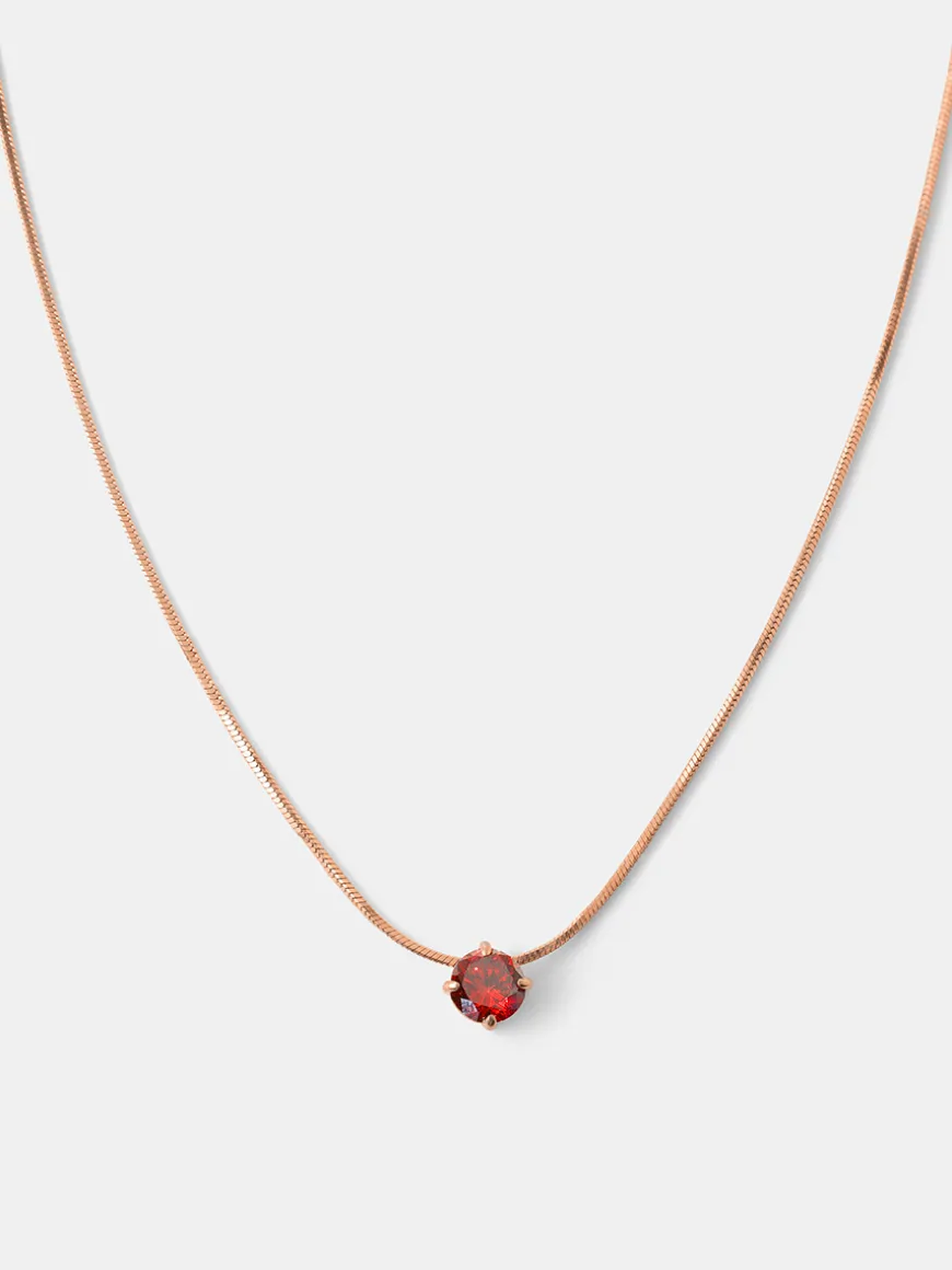 Crystal Delight Dark Red Kette