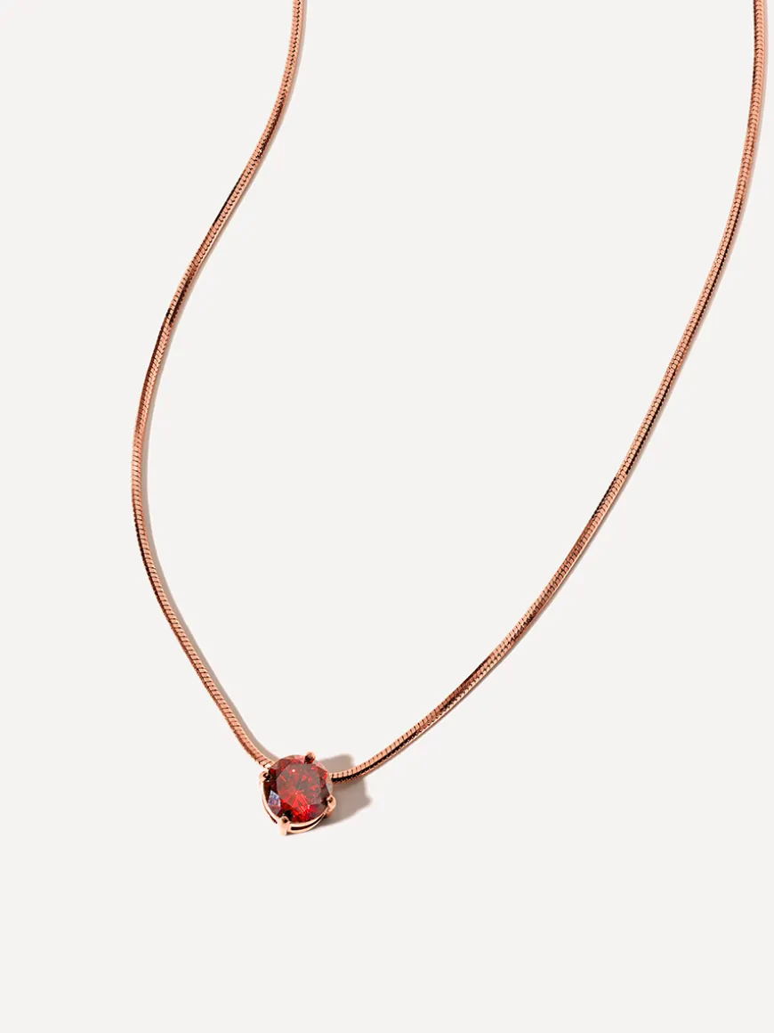 Crystal Delight Dark Red Kette