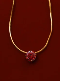 Crystal Delight Dark Red Kette