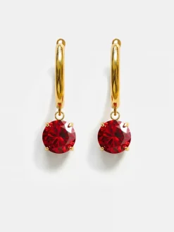 Crystal Delight Dark Red Ohrringe