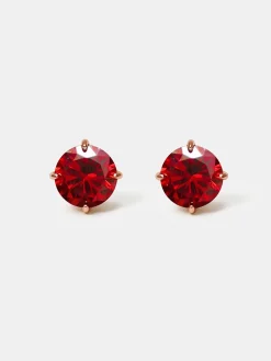 Crystal Delight Dark Red Stub-Ohrringe