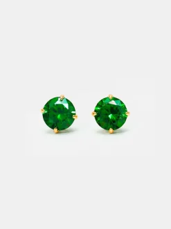 Crystal Delight Green Small Stub-Ohrringe