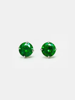 Crystal Delight Green Small Stub-Ohrringe