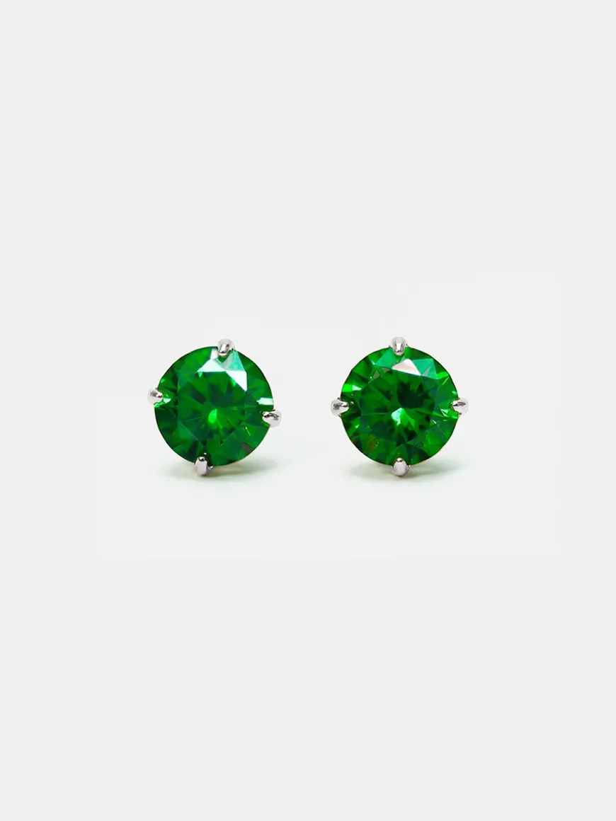 Crystal Delight Green Small Stub-Ohrringe