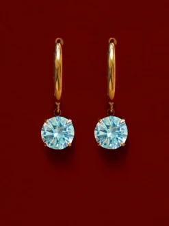 Crystal Delight Light Blue Ohrringe