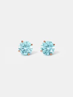 Crystal Delight Light Blue Small Stub-Ohrringe