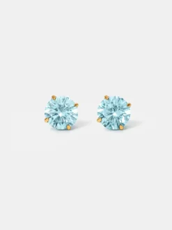 Crystal Delight Light Blue Small Stub-Ohrringe