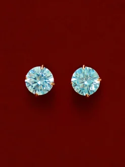 Crystal Delight Light Blue Stub-Ohrringe