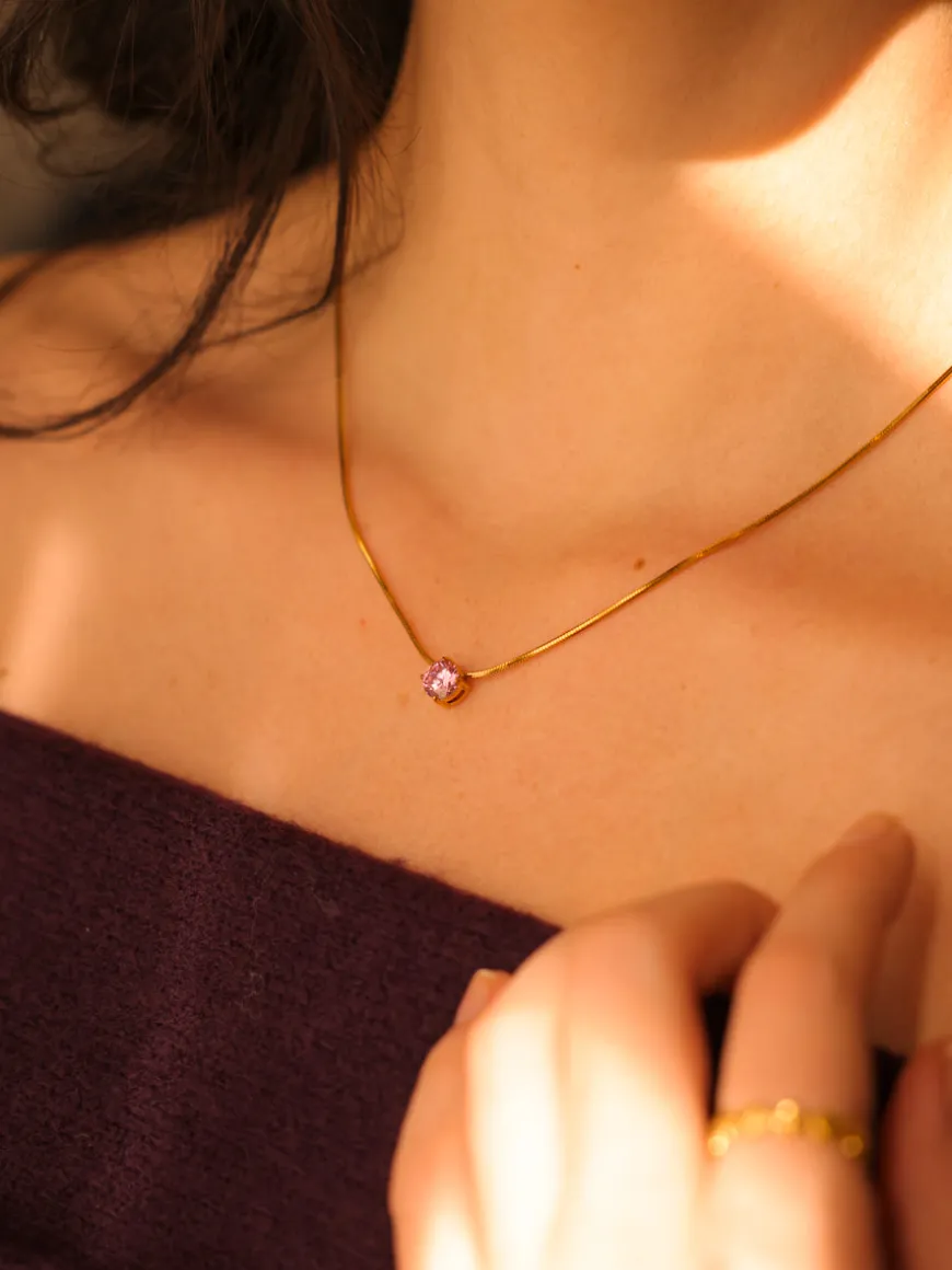 Crystal Delight Pink Kette