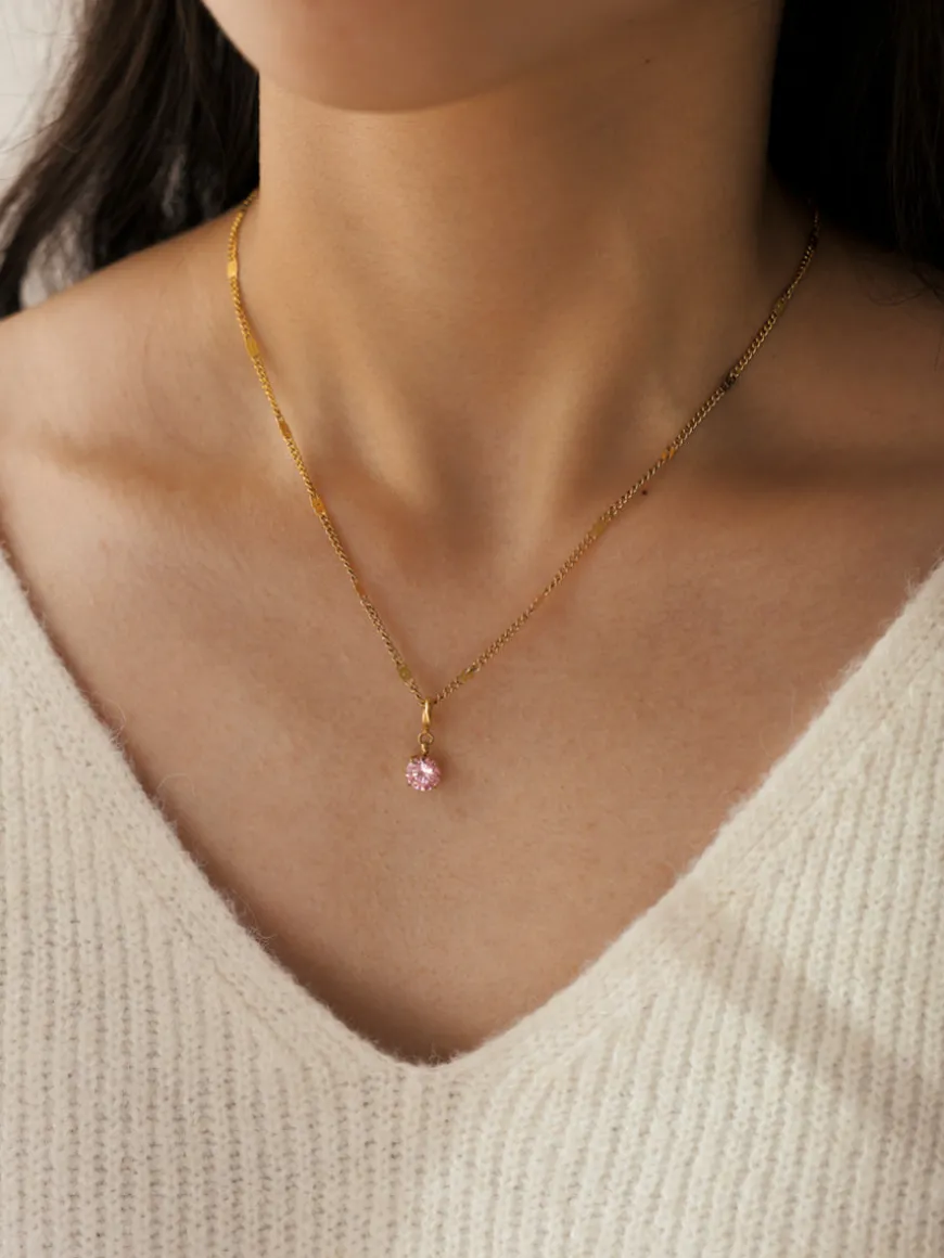 Crystal Delight Pink Ketten-Charm