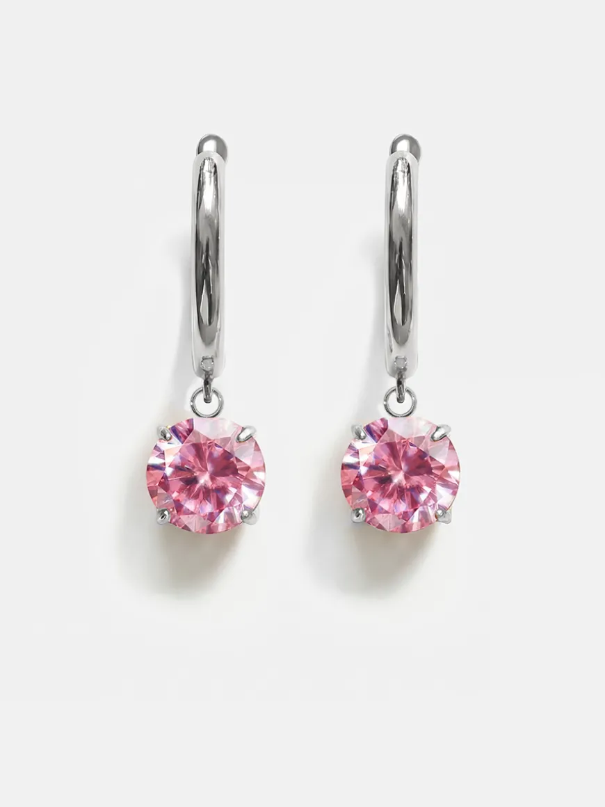 Crystal Delight Pink Ohrringe