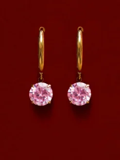 Crystal Delight Pink Ohrringe