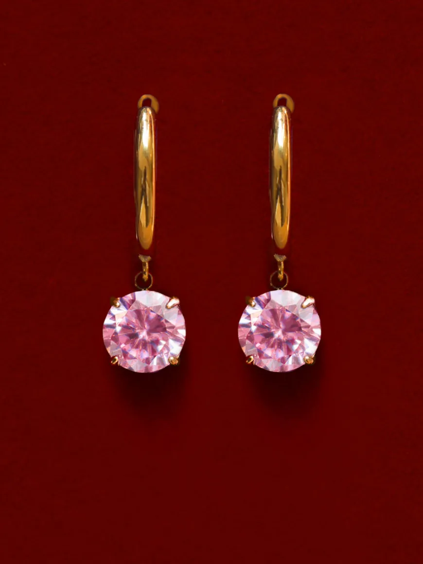 Crystal Delight Pink Ohrringe