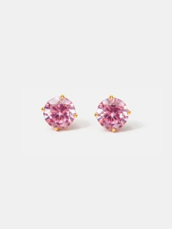 Crystal Delight Pink Small Stub-Ohrringe