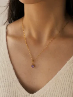 Crystal Delight Purple Ketten-Charm