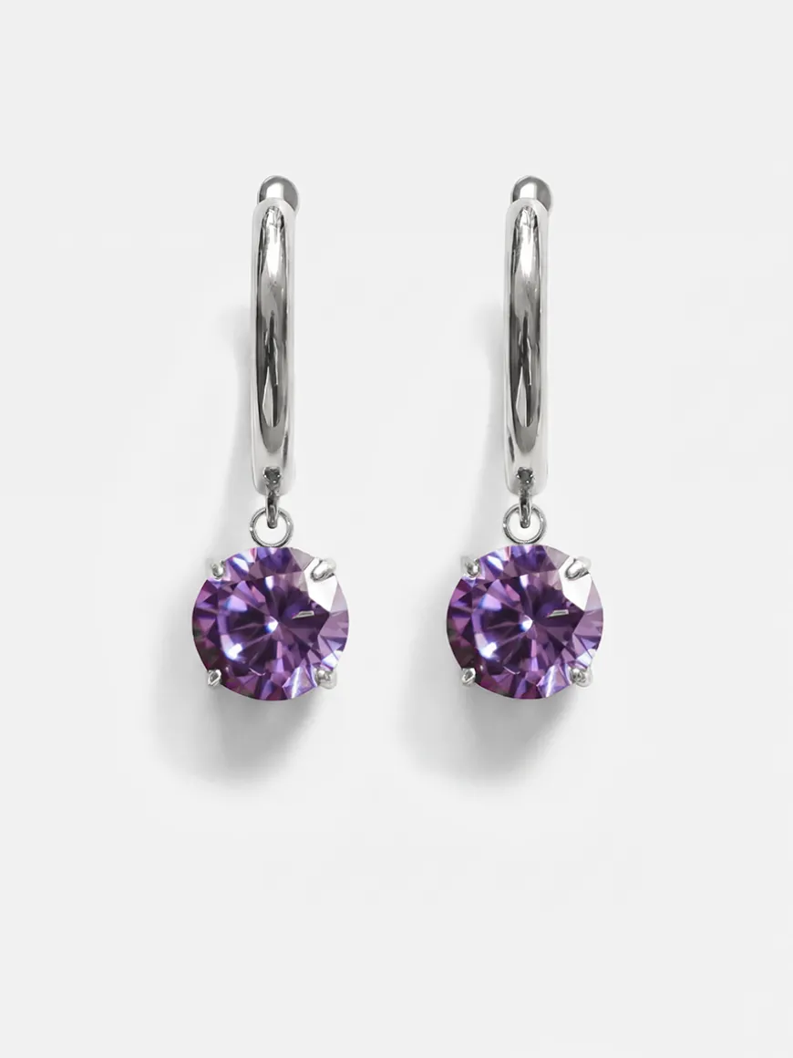 Crystal Delight Purple Ohrringe