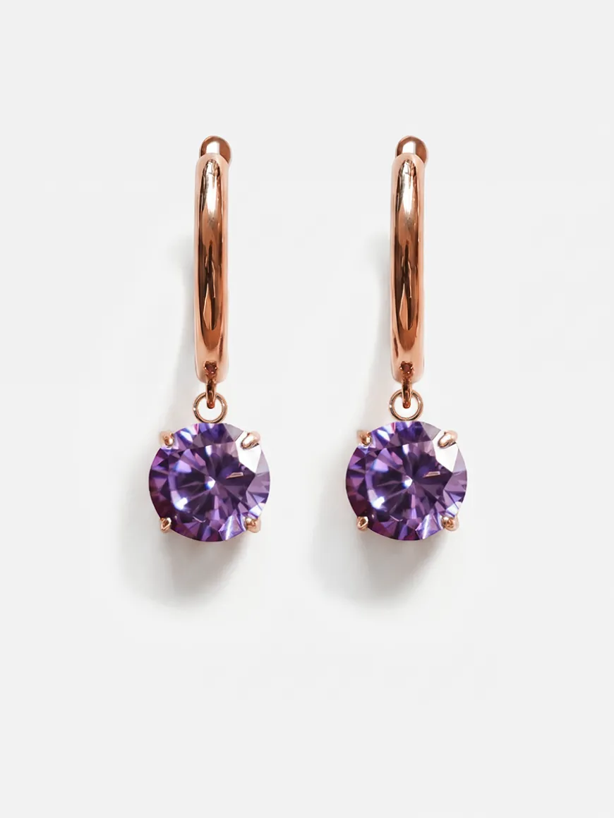Crystal Delight Purple Ohrringe