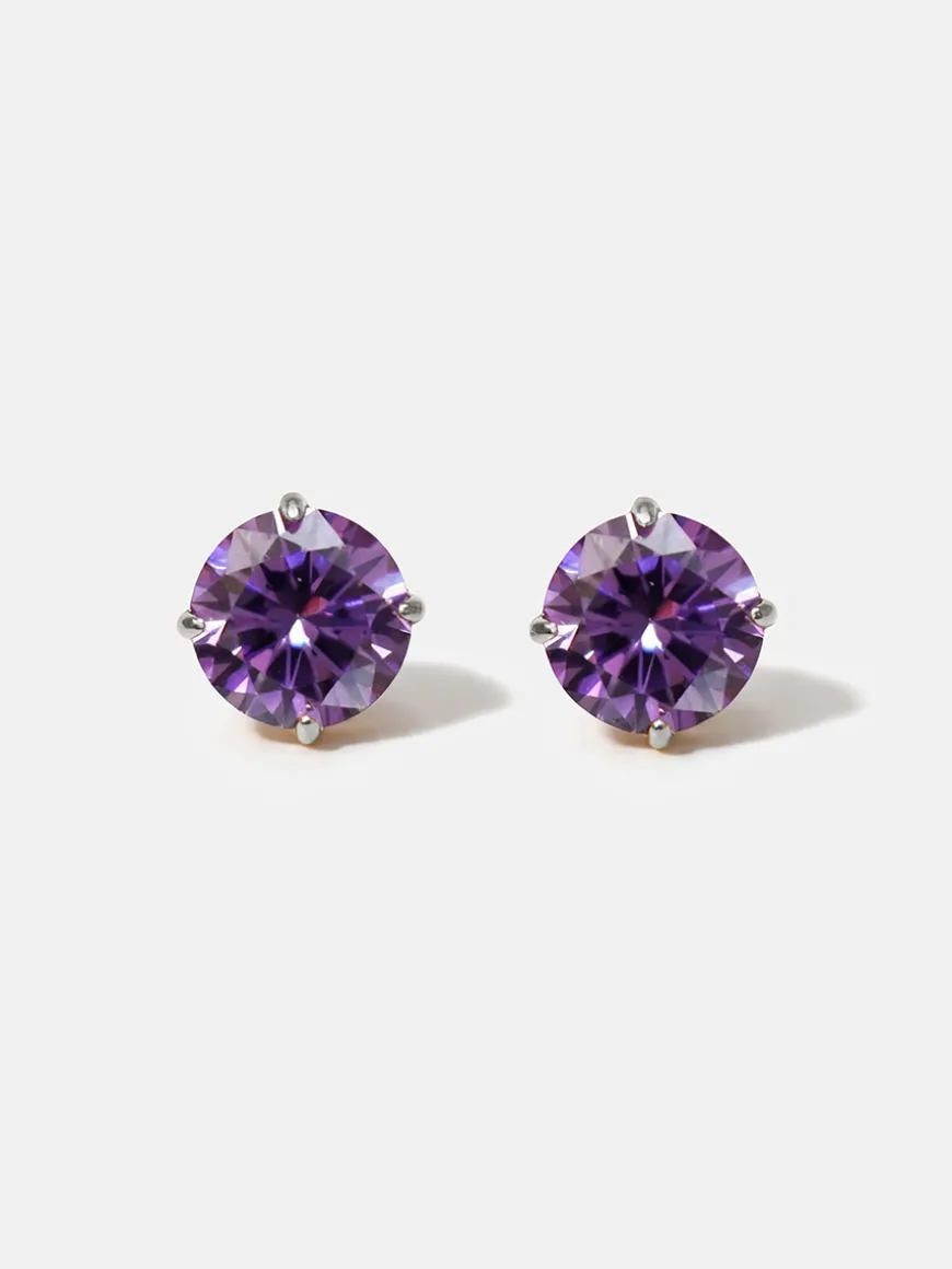 Crystal Delight Purple Stub-Ohrringe