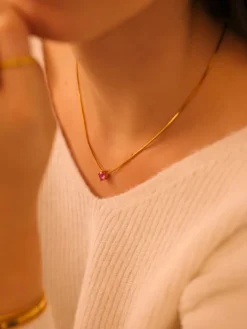 Crystal Delight Ruby Kette